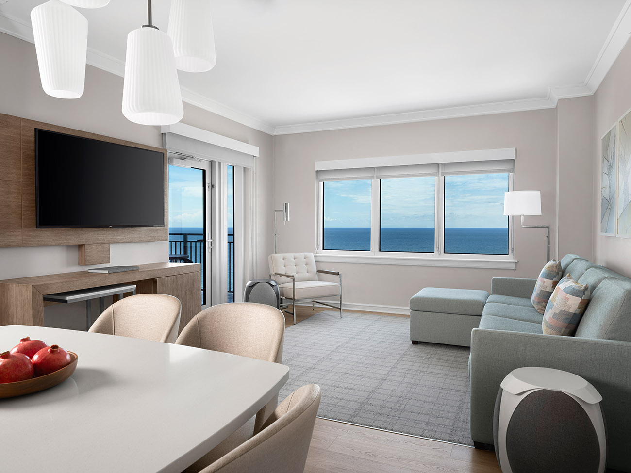 Living Room and Dining Room